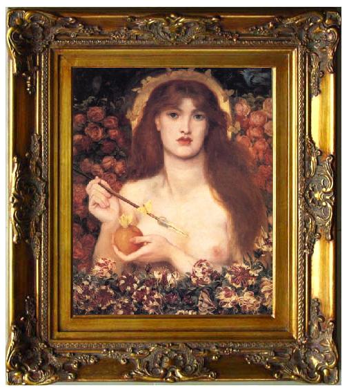 framed  Dante Gabriel Rossetti Venus Vertisordia, Ta056